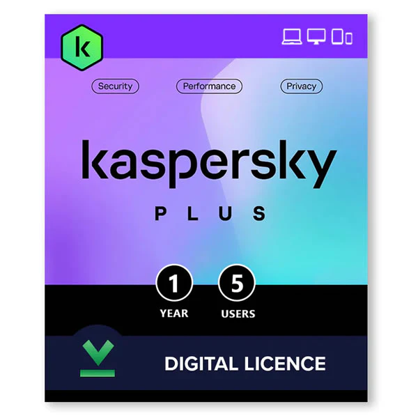 Kaspersky Plus Caucasus Edition. 5-Device 1 year Base Download Pack (Total Security)
