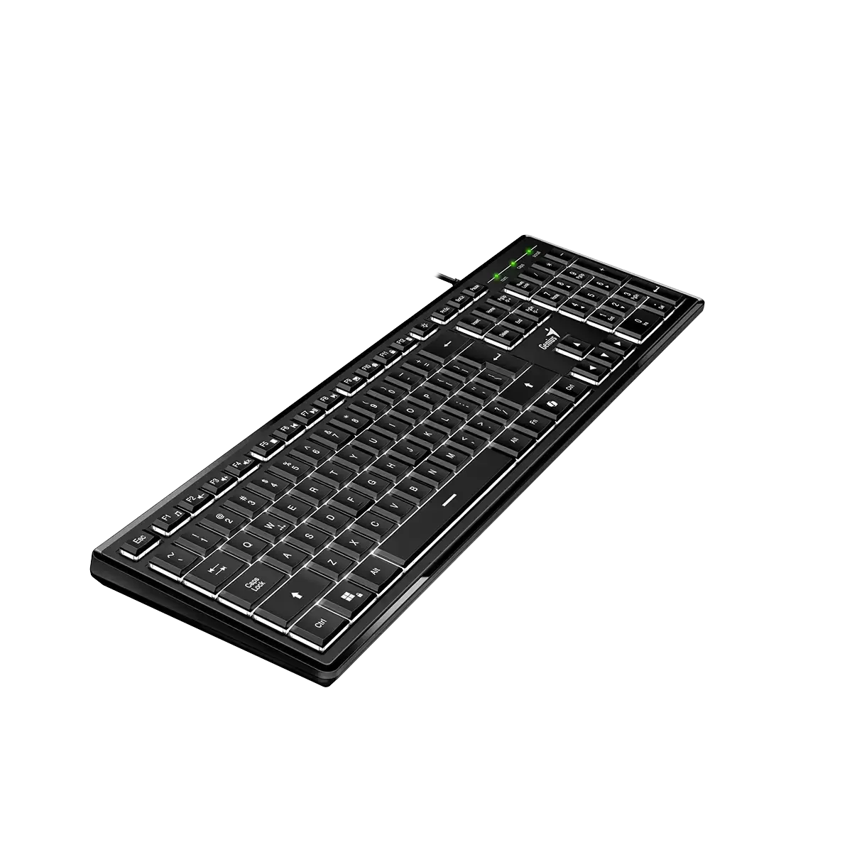 Genius SlimStar 820, AI Copilot Key, Keyboard, Black