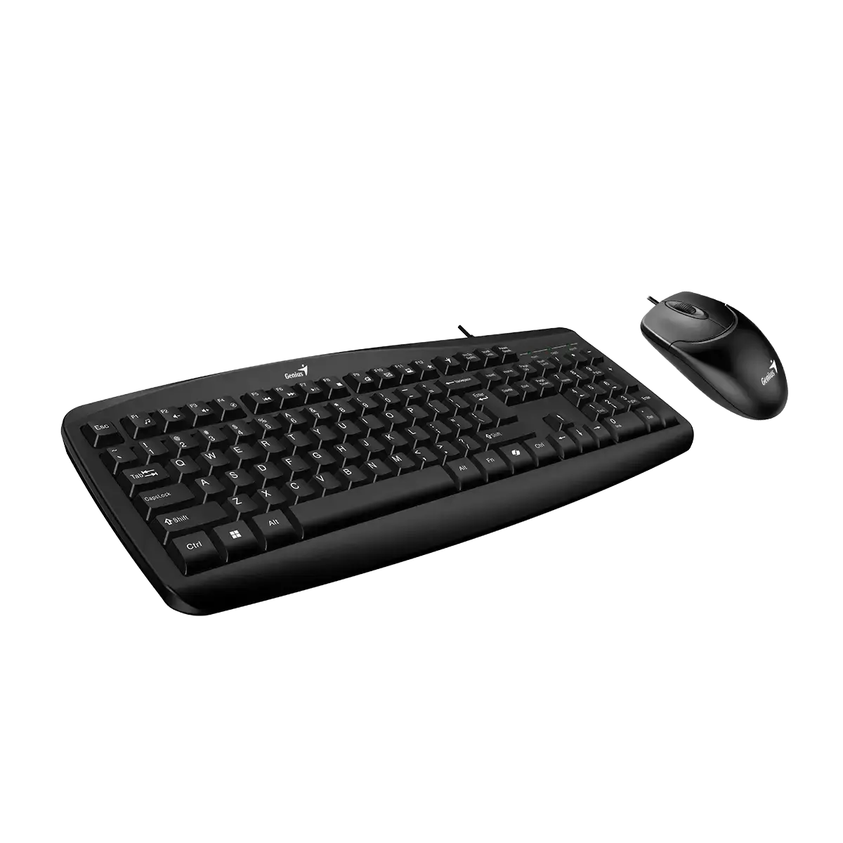 Genius Smart KM-200, AI Copilot Key, Keyboard + Mouse, Black