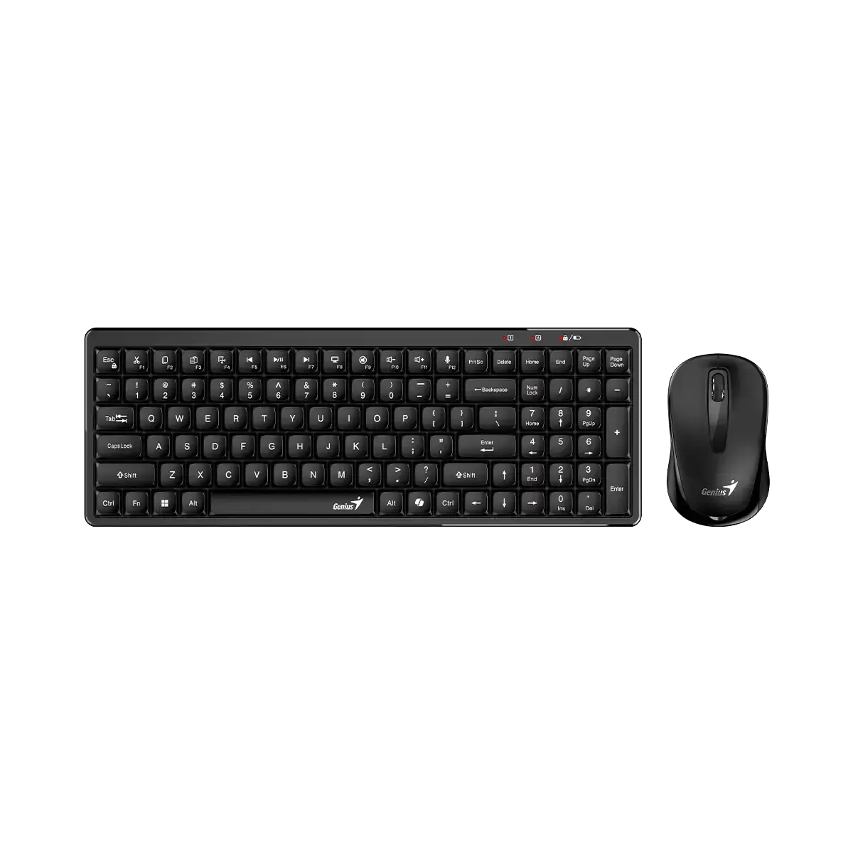 Genius LuxeMate Q8100, AI Copilot Key, Keyboard + Mouse, Black