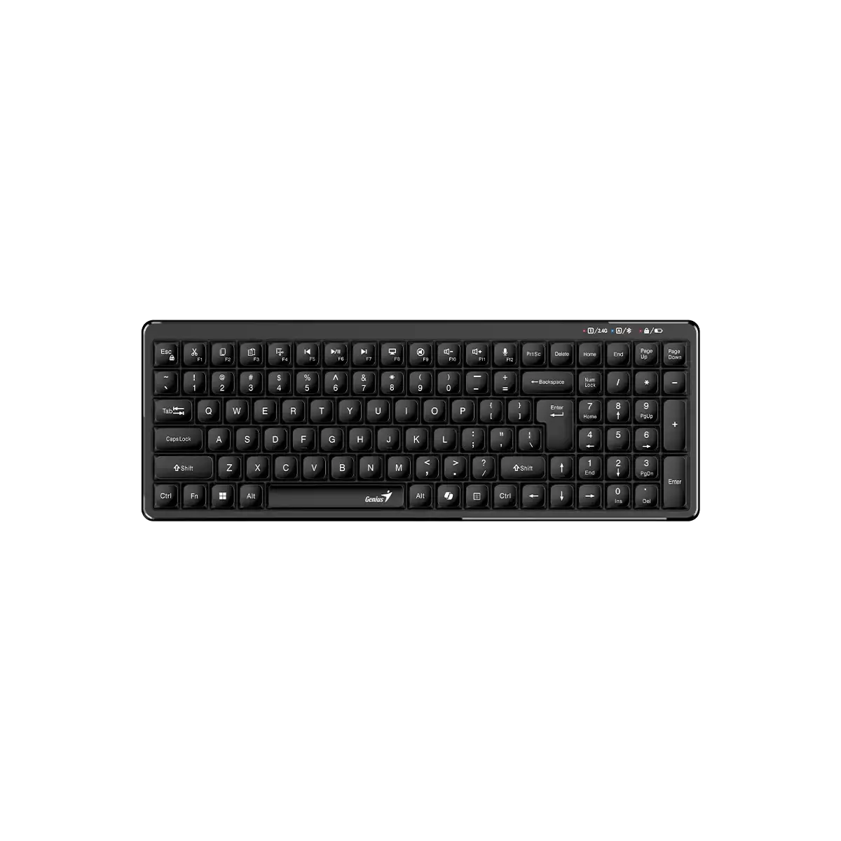 Genius LuxeMate Q7100BT, AI Copilot Key, Keyboard, Black