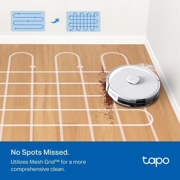 TP-Link Tapo, RV30 Max, Robot Vacuum Cleaner, White