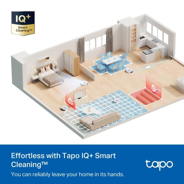 TP-Link Tapo, RV30 Max, Robot Vacuum Cleaner, White