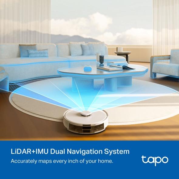 TP-Link Tapo, RV30 Max, Robot Vacuum Cleaner, White