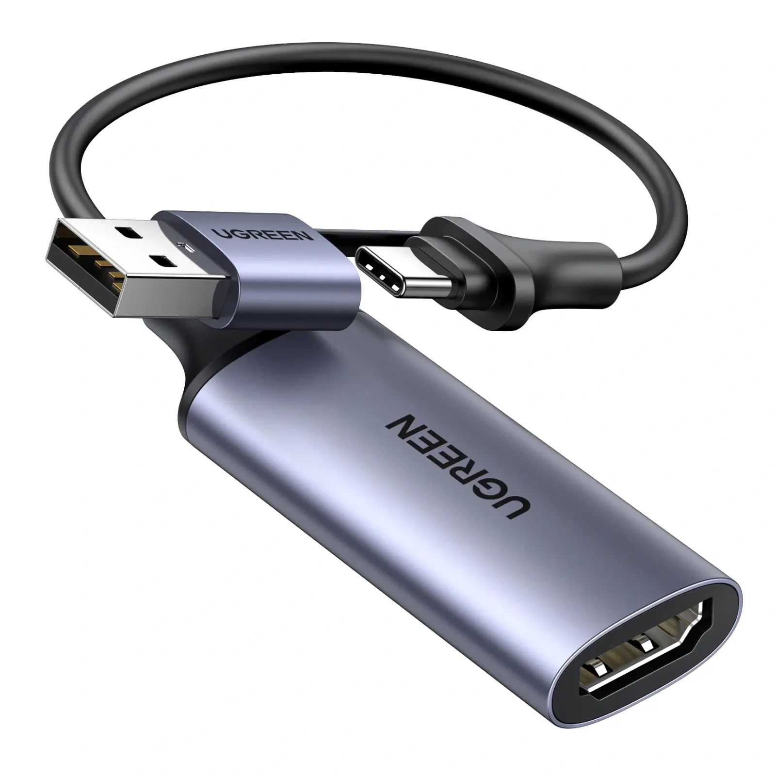 CM489 (40189) Adapter, Video Capture Card 4K HDMI to USB/Type-c adapter