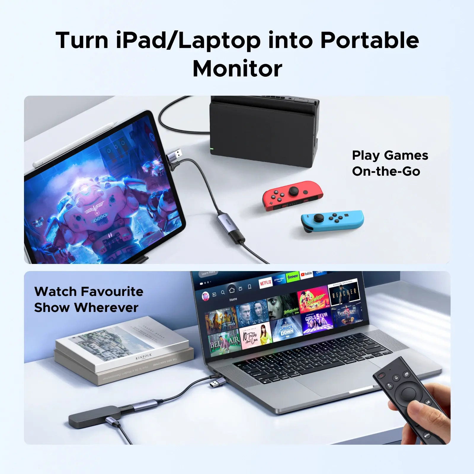 CM489 (40189) Adapter, Video Capture Card 4K HDMI to USB/Type-c adapter