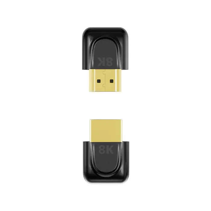 Unitek A1046A Adapter, 90° & 270° Right Angle HDMI Adapter 8K 60Hz & 4K 120Hz