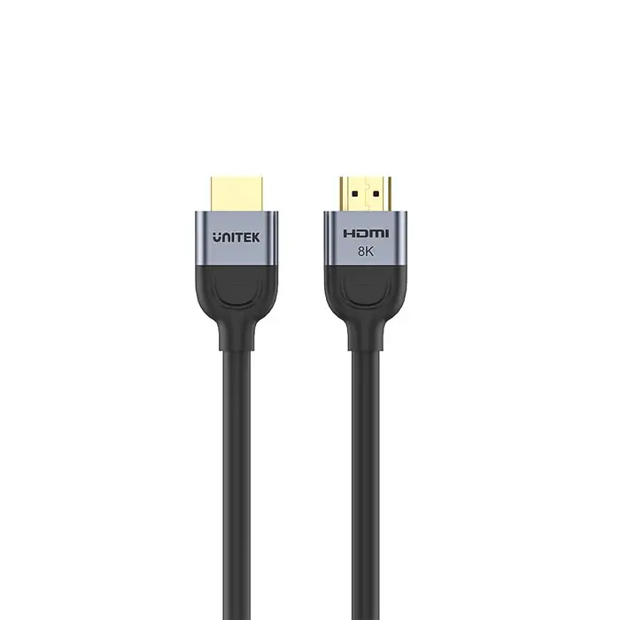 C11086GY01-2M Unitek 2M, HDMI2.1 Male to Male Cable Gaming 8K 60Hz