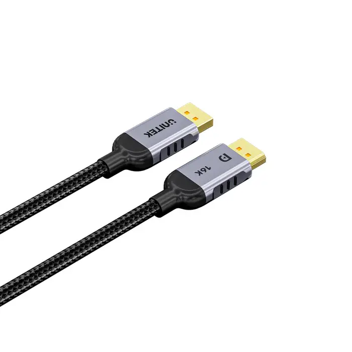 Unitek C1626GY01-2M 2M DisplayPort 2.1 Cable 16K 60Hz & 8K 120Hz