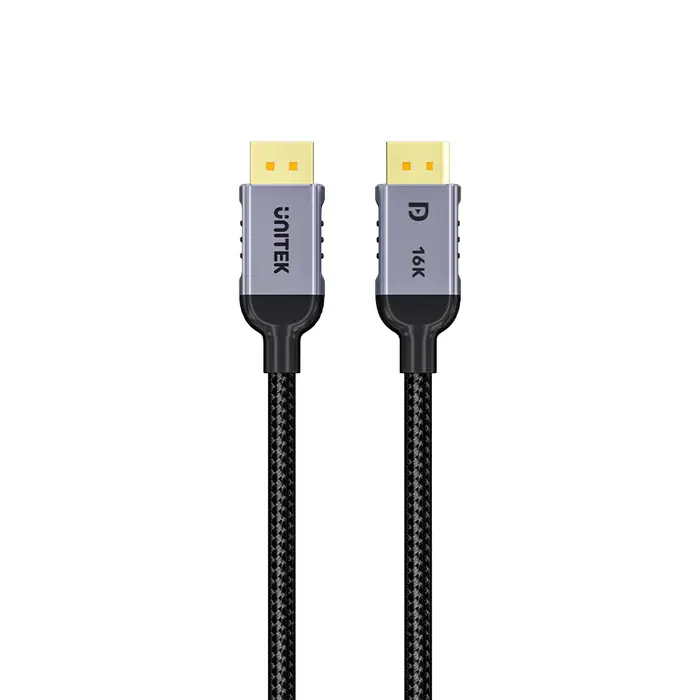 Unitek C1626GY01-2M 2M DisplayPort 2.1 Cable 16K 60Hz & 8K 120Hz