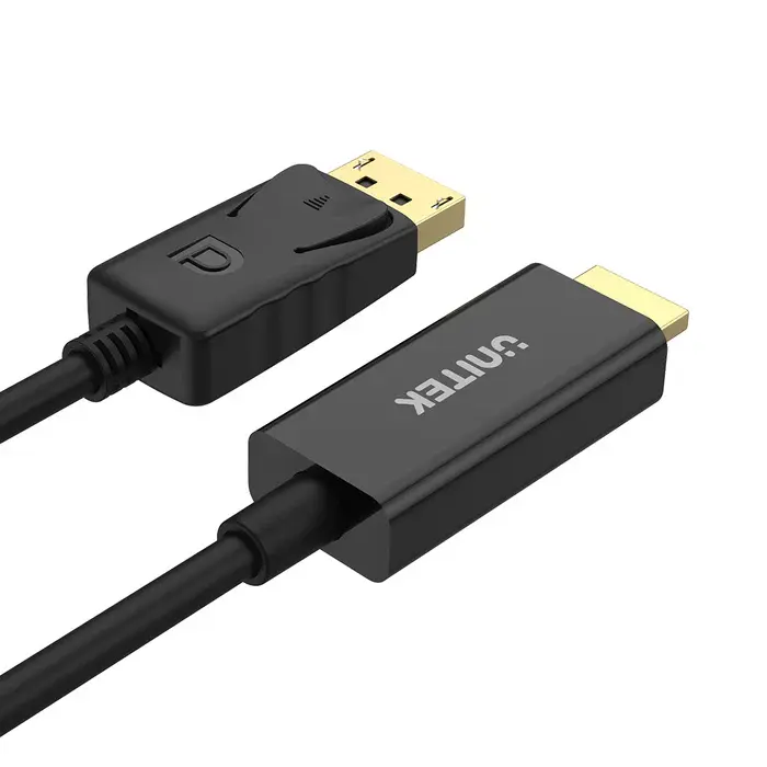 Unitek Y-5118CA Cable, 1.8M DisplayPort to HDMI 1080P Full HD Cable