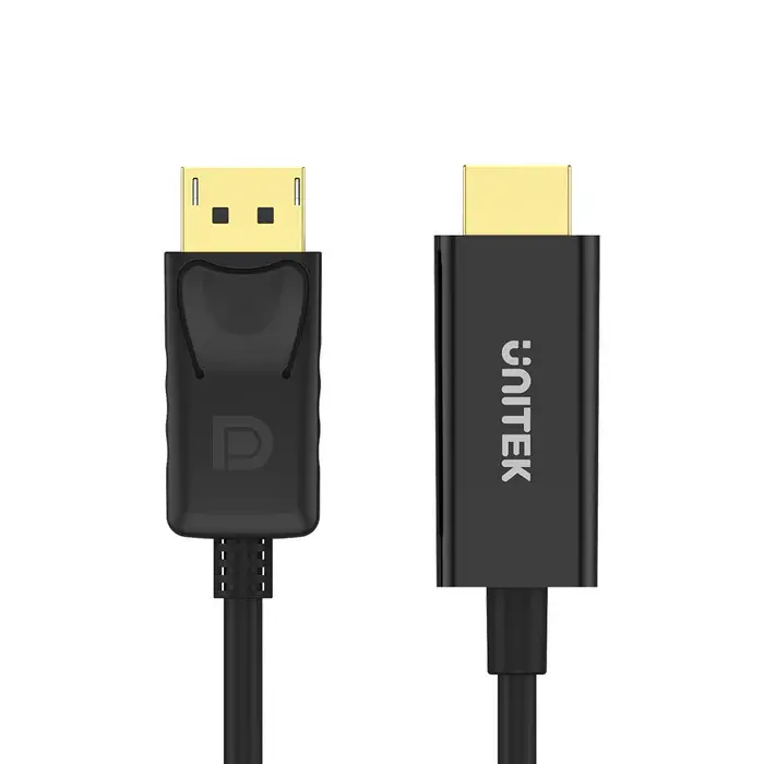 Unitek Y-5118CA Cable, 1.8M DisplayPort to HDMI 1080P Full HD Cable