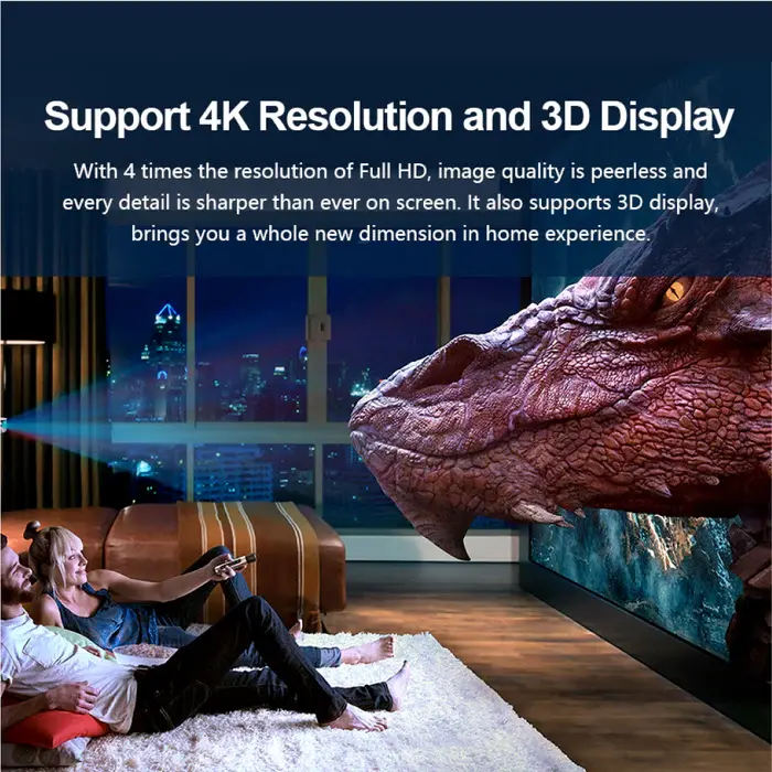 Unitek Y-C139M Cable, 3M, HDMI 4K 60Hz High Speed