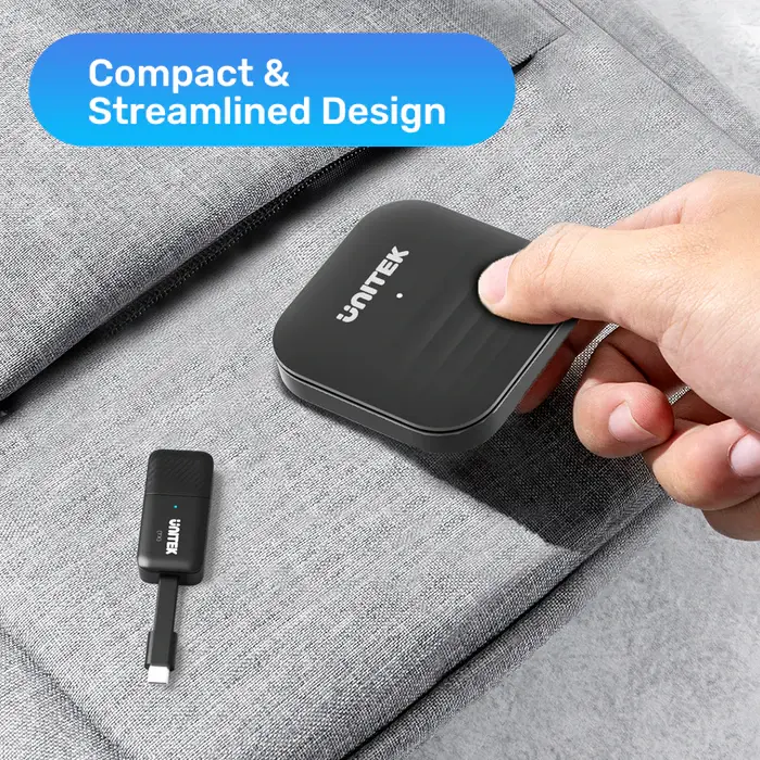 Unitek V1184A Wireless HDMI, USB-C Wireless HDMI Extender Kit, HD, Kit Up to 50M