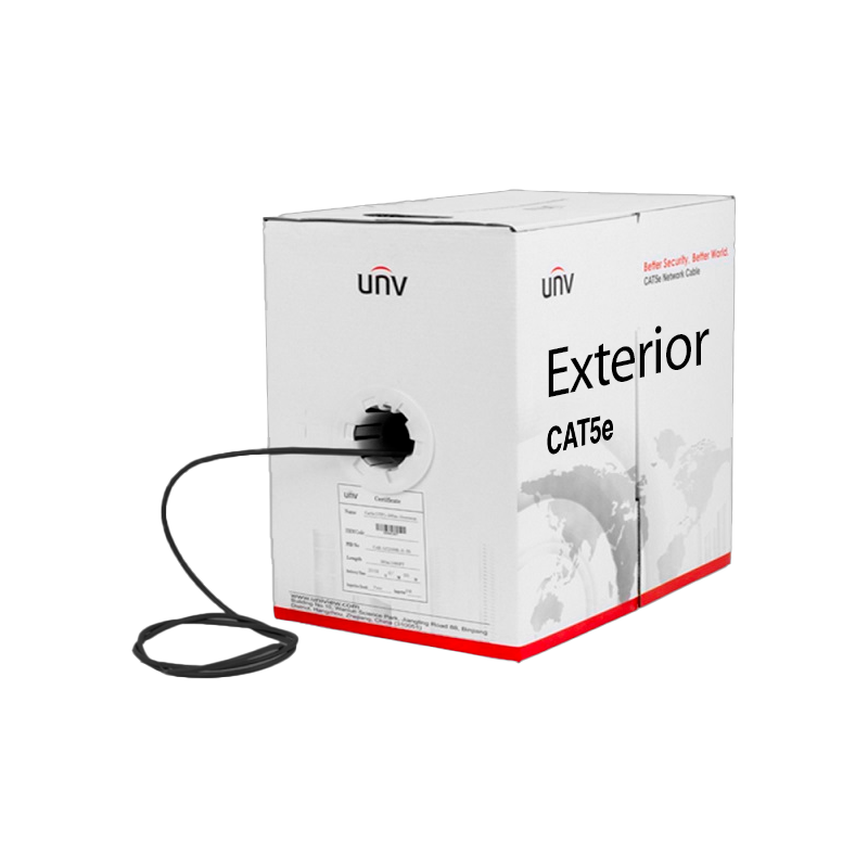 UNV CAB-LC2110B-E-IN Cat5e(UTP), 100%, 305m, Outdoor, Black