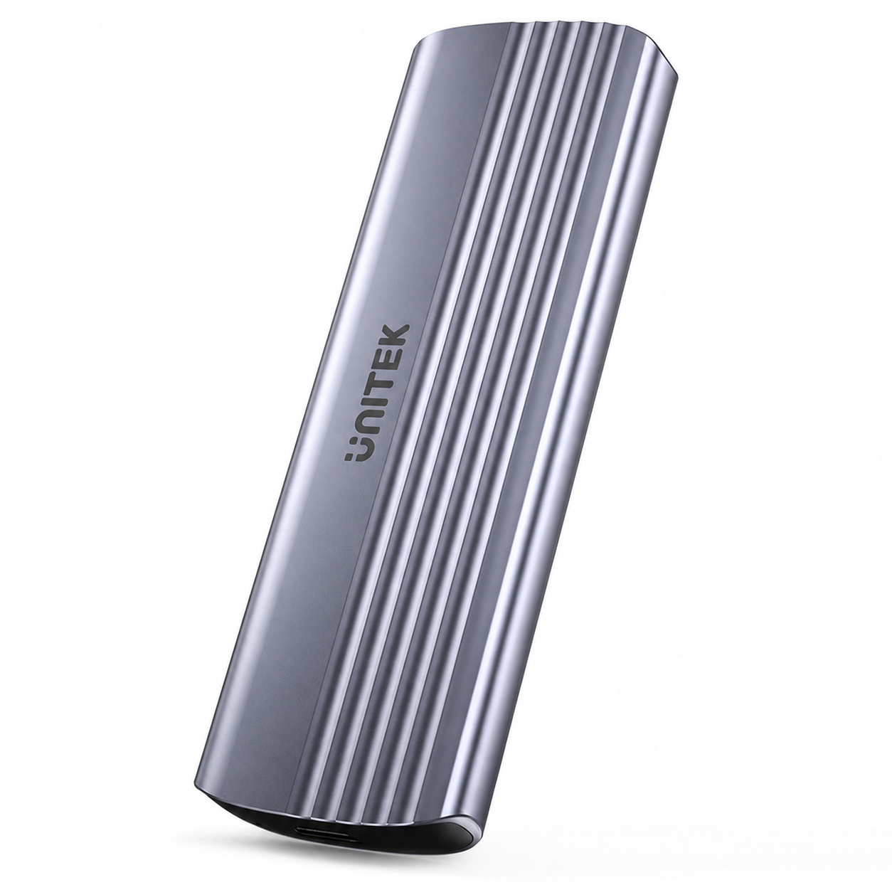 Unitek S1241B01 USB Adapter, USB-C 10Gbps to NVMe M.2 SSD Enclosure, up to 8TB, Space Grey