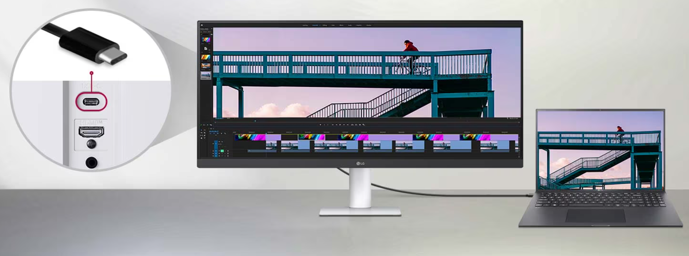 LG 29U531A-W 29" UltraWide 21:9 WFHD Monitor