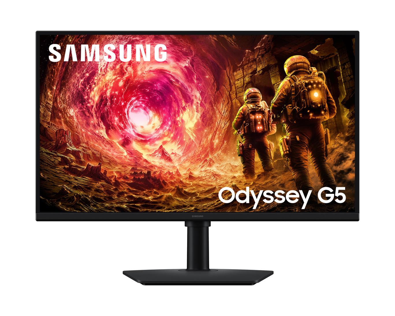 Samsung Odyssey G5 G50F Monitor, 27" QHD 180Hz Gaming