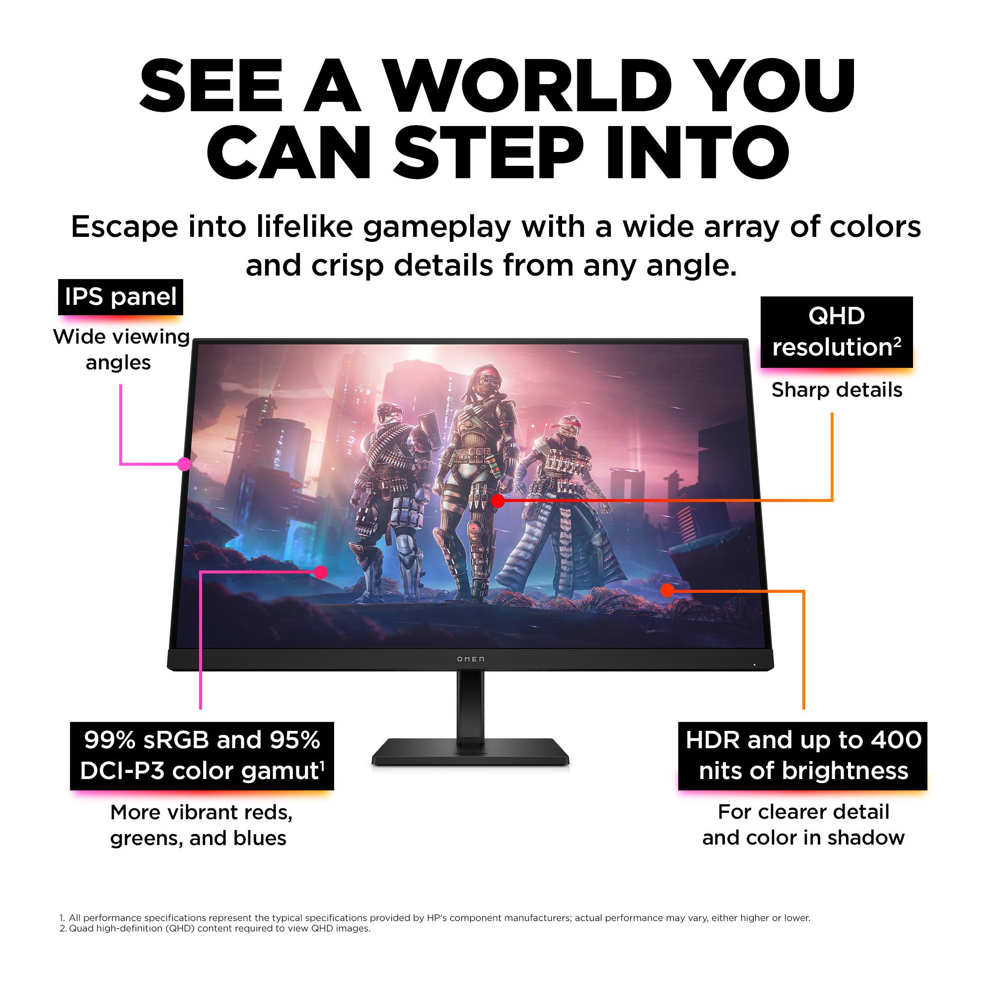HP OMEN 32q 31.5" 2K Gaming Monitor