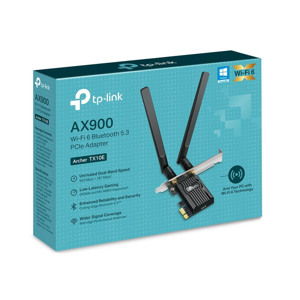 TP-Link Archer TX10E Adapter, AX900 Wi-Fi 6 Bluetooth PCle Adapter