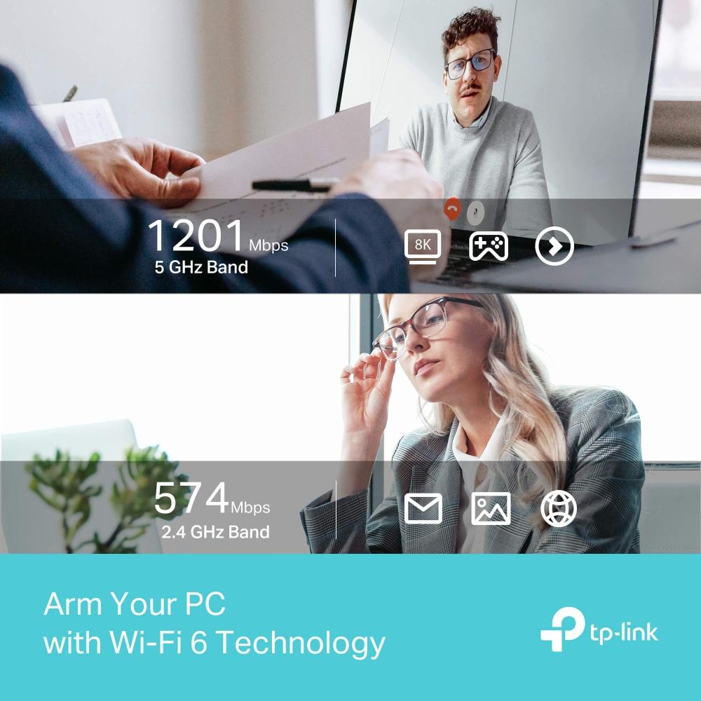 TP-Link Archer TX35U Plus, AX1800 High Gain Wireless USB Adapter