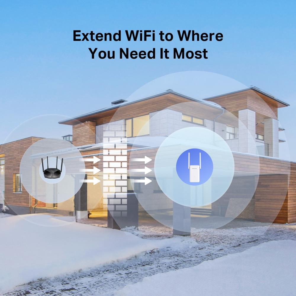 Mercusys ME80X ME80X, AX3000 Wi-Fi 6 Range Extender
