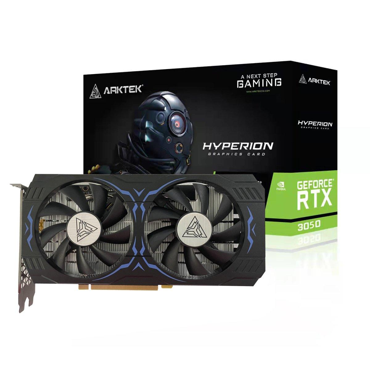 Arktek RTX3050 Dual Fans, Ggraphics Card