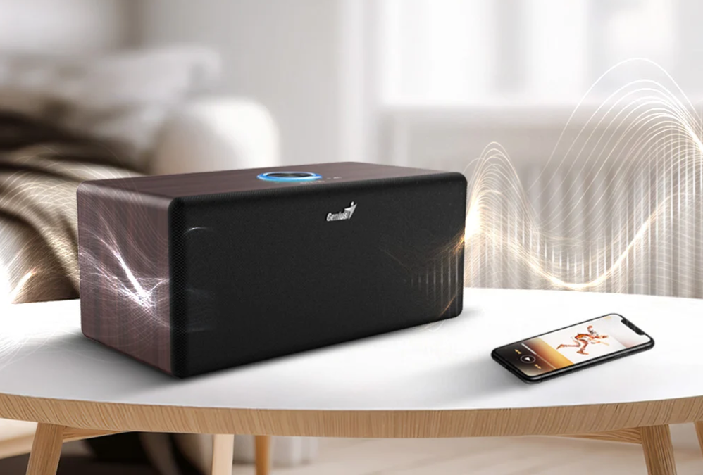 Genius SP-HF505BT Speaker Dark Wood