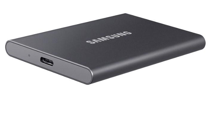 Samsung T7 External SSD, 1TB, USB3.2, Read up to 1,050 MB/s Write up to 1,000 MB/s, Type-c c and Typec to A