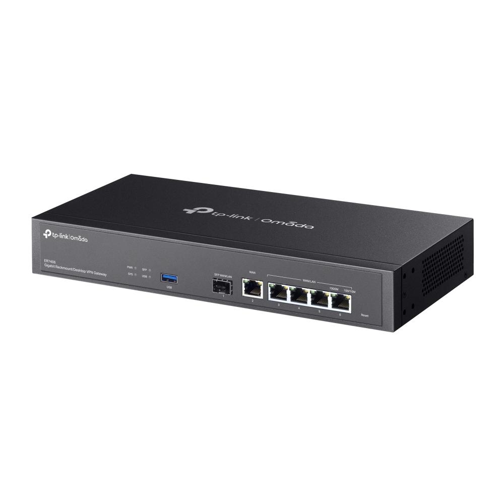 TP-Link ER7406 Router, Omada Gigabit Rackmount/Desktop VPN Gateway
