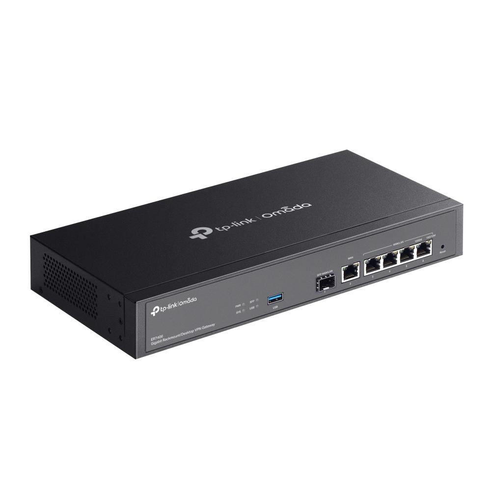 TP-Link ER7406 Router, Omada Gigabit Rackmount/Desktop VPN Gateway