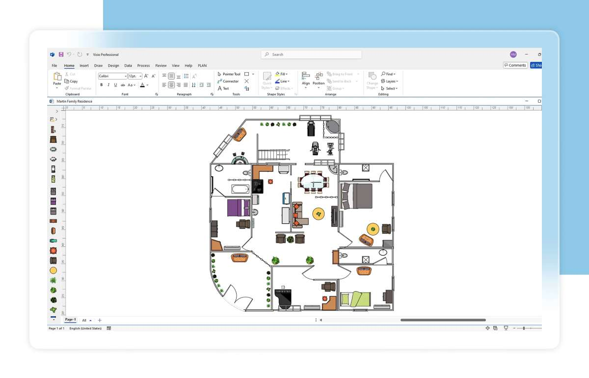 Microsoft Visio Std 2024 All Lng Retail Online ESD, EP2-07167