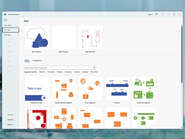 Microsoft Visio Std 2024 All Lng Retail Online ESD, EP2-07167