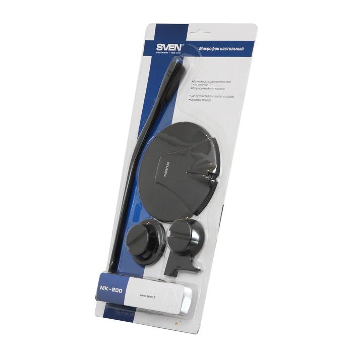 MK-200, Sven Microphone, 1,8m Black
