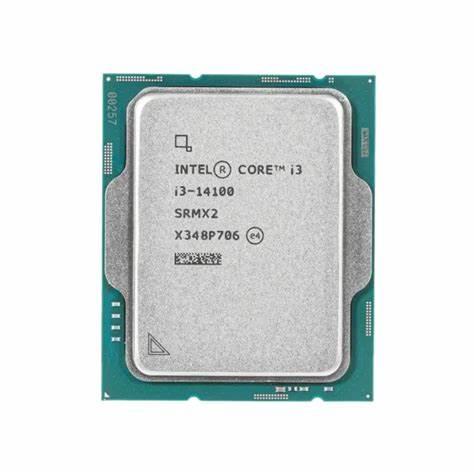 Intel Core i3-14100 CPU, 4 Core, 8 Threads, 12MB, upto 4.70GHz, 110W, LGA1700, Intel UHD 730, DDR5 4800, Tray, 1yr