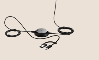 Jabra Evolve 20 Headphone, USB C/A, MS Stereo