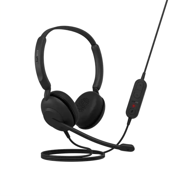 Jabra Evolve 10 Stereo Headphone, USB-A, Leatherettes, Black