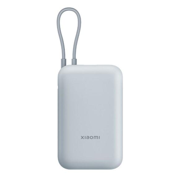 Xiaomi P15ZM Power Bank, 10000mAh, Type-C, USB Two-way 22.5W fast charging, Integrated Cable, Ice Blue, BHR9073GL