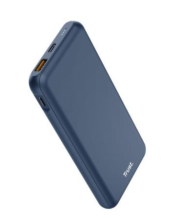 Trust REDOH Power Bank, 10000mAh POWERBANK 20W USB-C, USB-A BLUE