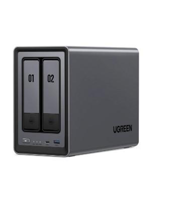 Storage system UGREEN NASync DXP2800 (25369) Dual-slot Desktop NAS, Intel N100, 8GB, Diskless, USB, Type-C, HDMI, RJ45, Space