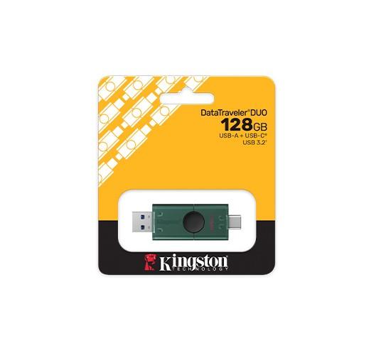 Kingston DTDEG2/128GB Flash Memory, USB 3.2 Gen 1, USB-A and USB-C connectors
