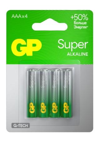 GP GPPCA24AS529 Battery, AAAx4, Super Alkaline