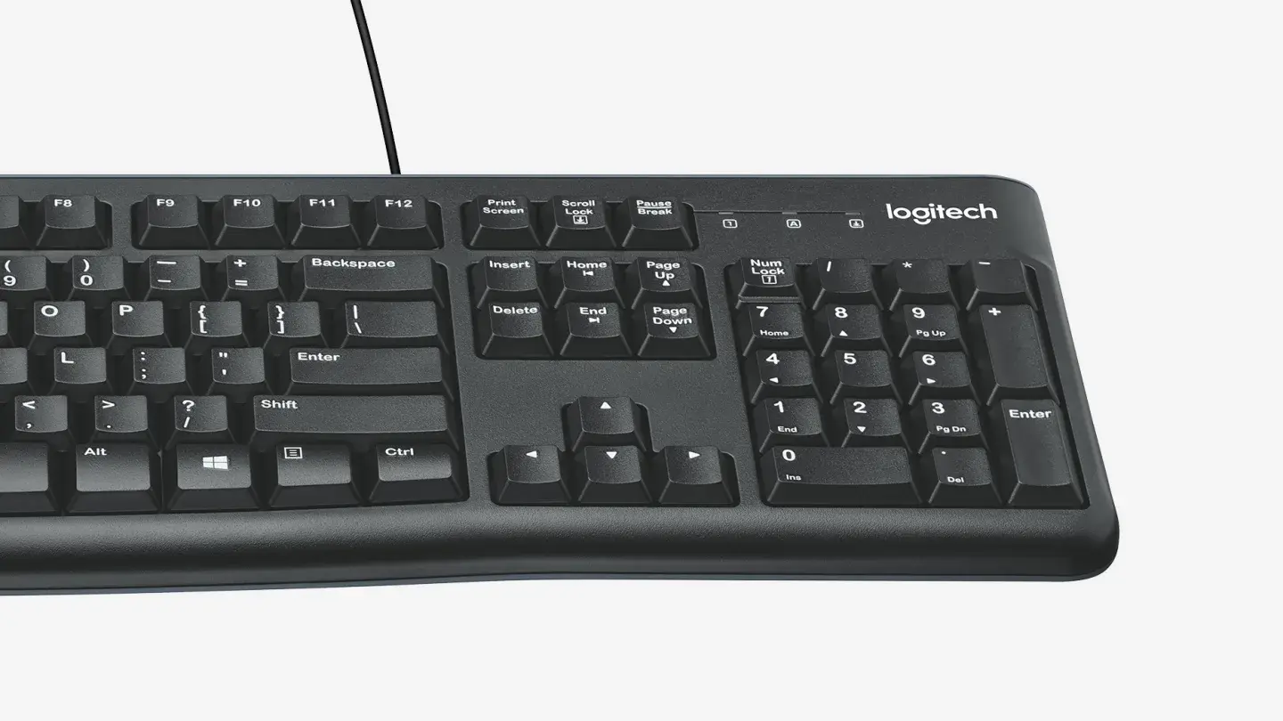 Logitech MK120 Keyboard, + Mouse Black