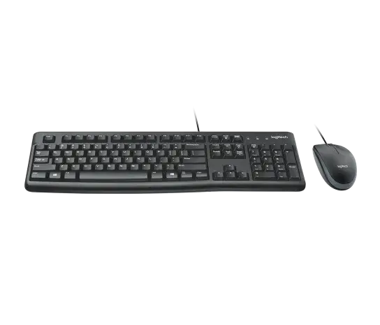 Logitech MK120 Keyboard, + Mouse Black