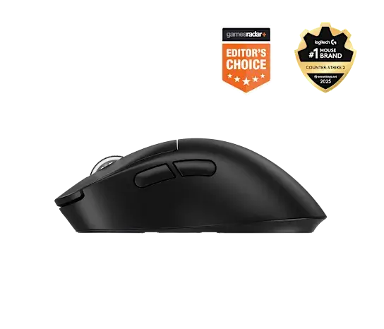 Logitech G PRO X, Gaming Mouse SUPERLIGHT 2 DEX, Black