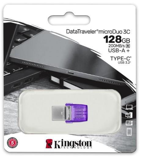 Kingston DTDUO3CG3/128GB, USB 3.2 Gen 1 + Type-c