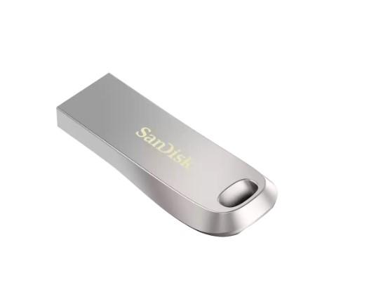 Sandisk SDCZ74-064G-G46 Sandisk Flash Memory, 64GB., Ultra Luxe USB 3.2 Gen 1, Silver
