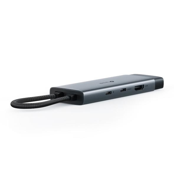 UH6120C, TPLINK, Type C Adapter, USB Type-C 6-Port Hub, K@60Hz HDMI, 1 Gbps ethernet, 100W PD, 1×USB-C Data Ports, 2× USB-A