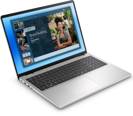 Dell 16 DC16251, 16" 2.5K Core 7 150U 16GB 512GB Backlit Fingerprint, Platinum Silver Notebook