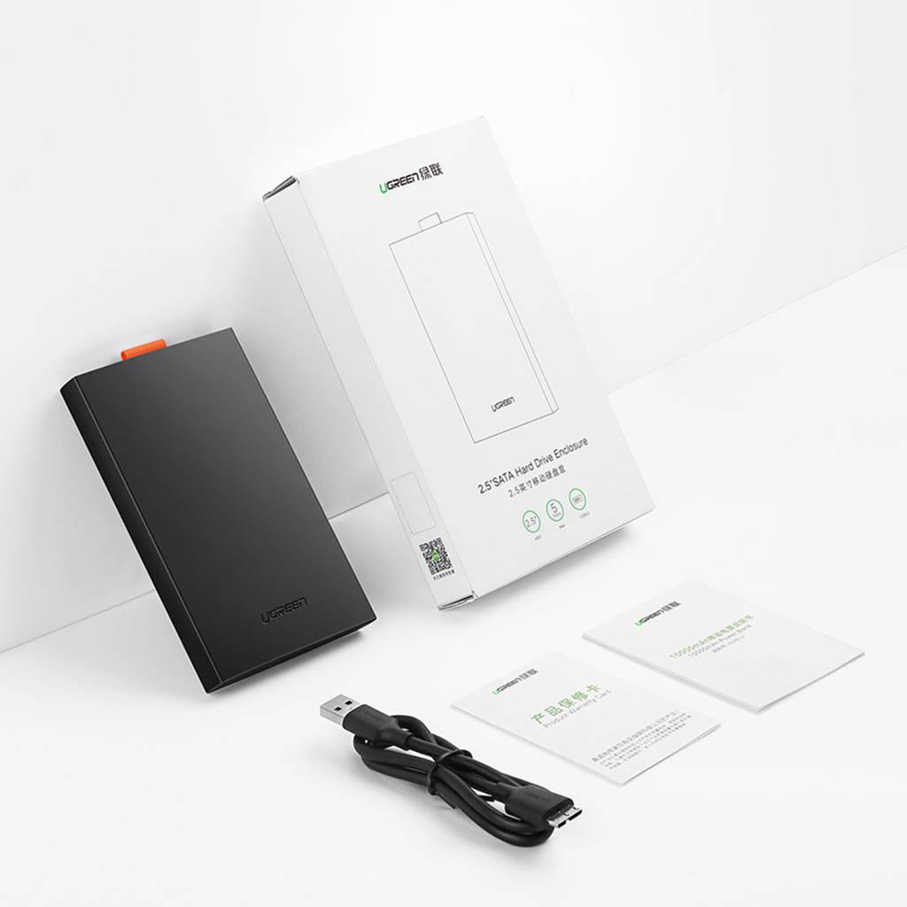CM237 UGREEN (60353) HDD Enclosure 2.5 SATA to USB 3.0 Hard Enclosure for SSD Drive HDD